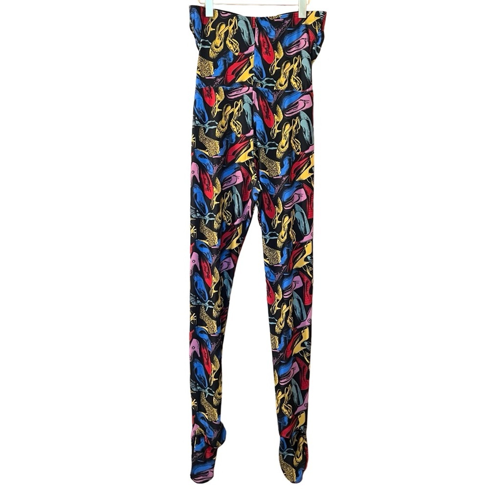 Salvatore Ferragamo Jumpsuit Shoe Print‎ Strapless Vintage Retro 90s One-piece L - Picture 5 of 15